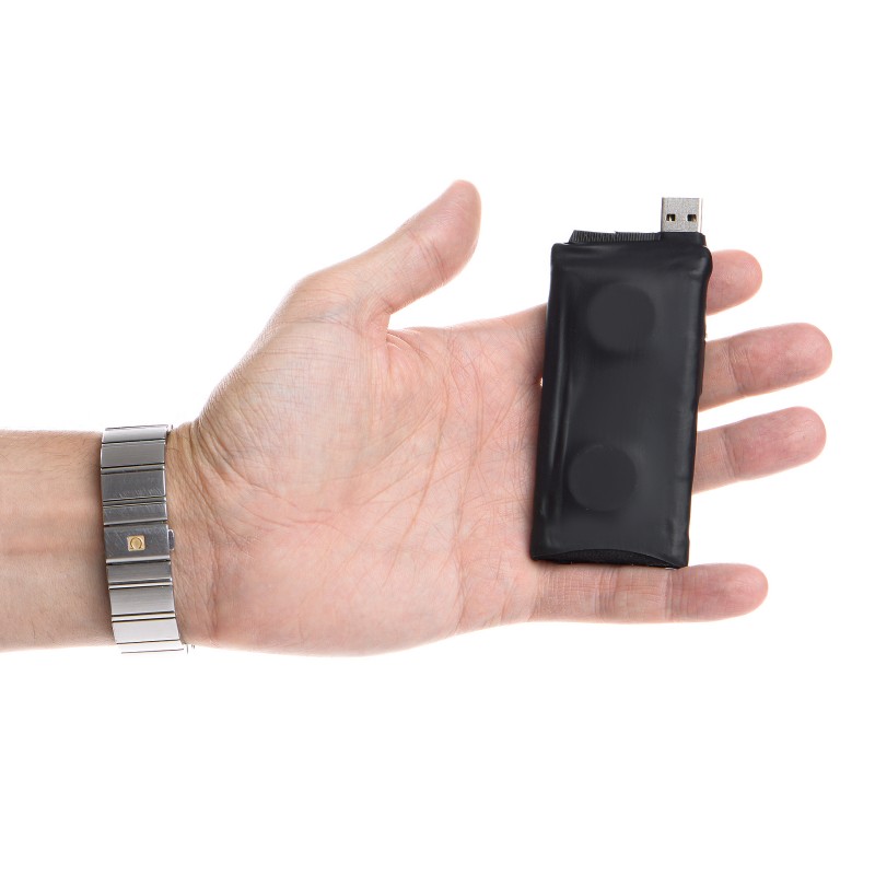 Modul Hibrid Microfon Profesional 3 in 1 - Redare audio in Timp Real - Inregistrare cu Activare Vocala - Localizare GPS - Aplicatie iOS & Android - Standby 480 ore [AR-Q12]